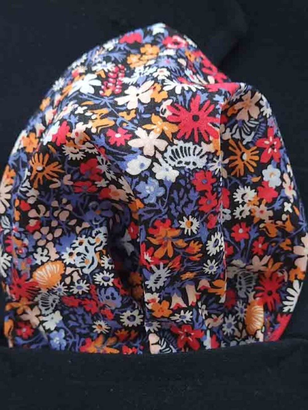 Gascoigne Hand Stitched Pocket Square Tana Lawn Cotton Fabric Multicolor Floral